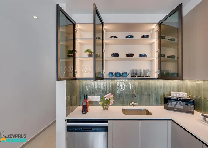 Apartmán Lordos Deluxe 2bd Duplex With Pool And Seaview Larnaca