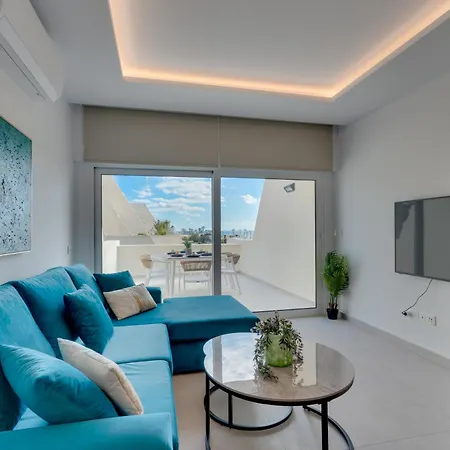 Lordos Deluxe 2bd Duplex With Pool And Seaview * 拉纳卡