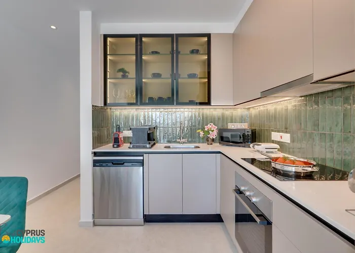 דירה Lordos Deluxe 2bd Duplex With Pool And Seaview