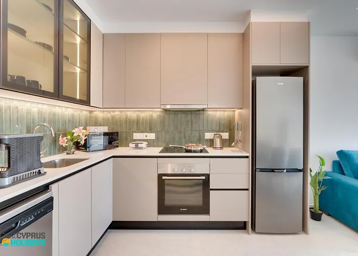 דירה Lordos Deluxe 2bd Duplex With Pool And Seaview